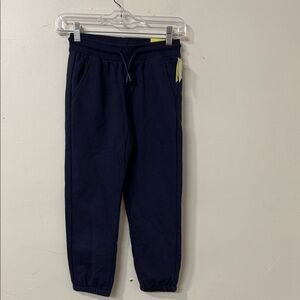 All in Motion Navy Sweatpants with Relaxed Fit and Breathable Fabric
